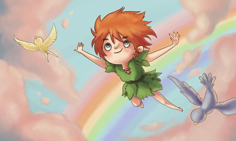 Peter Pan and Captain Hook