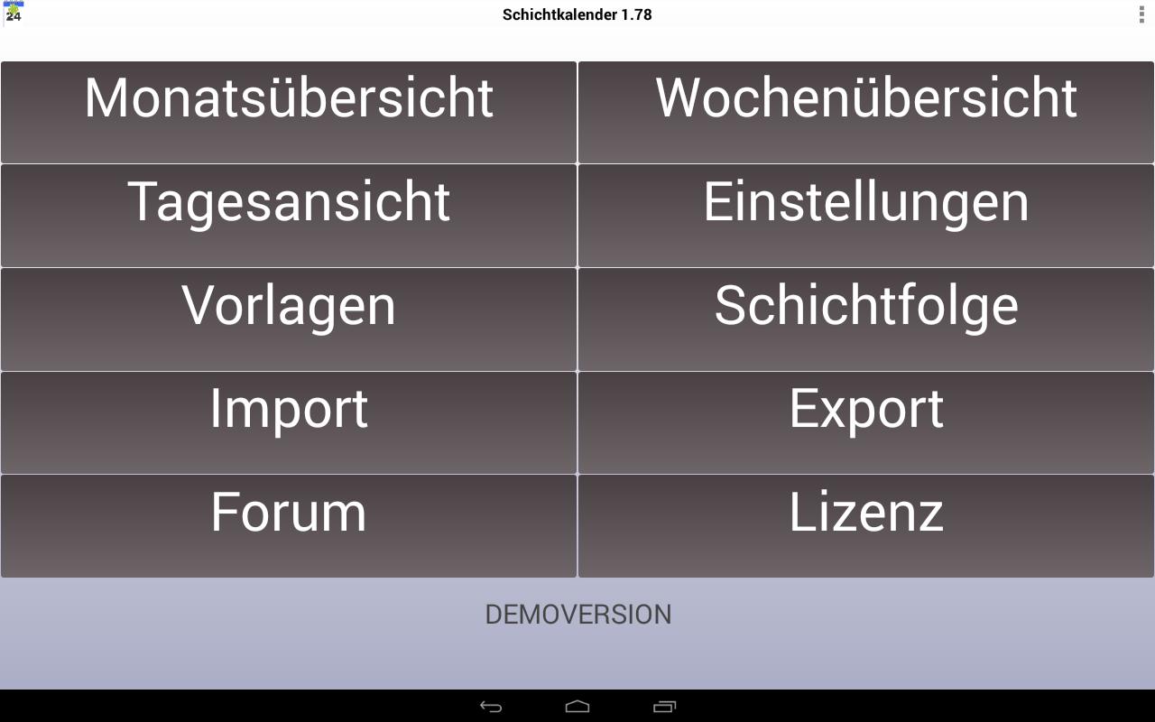 Schichtkalender S4A