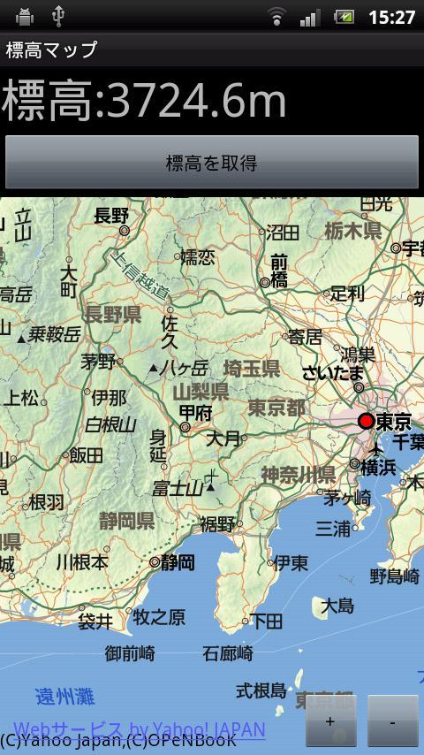 Elevation map