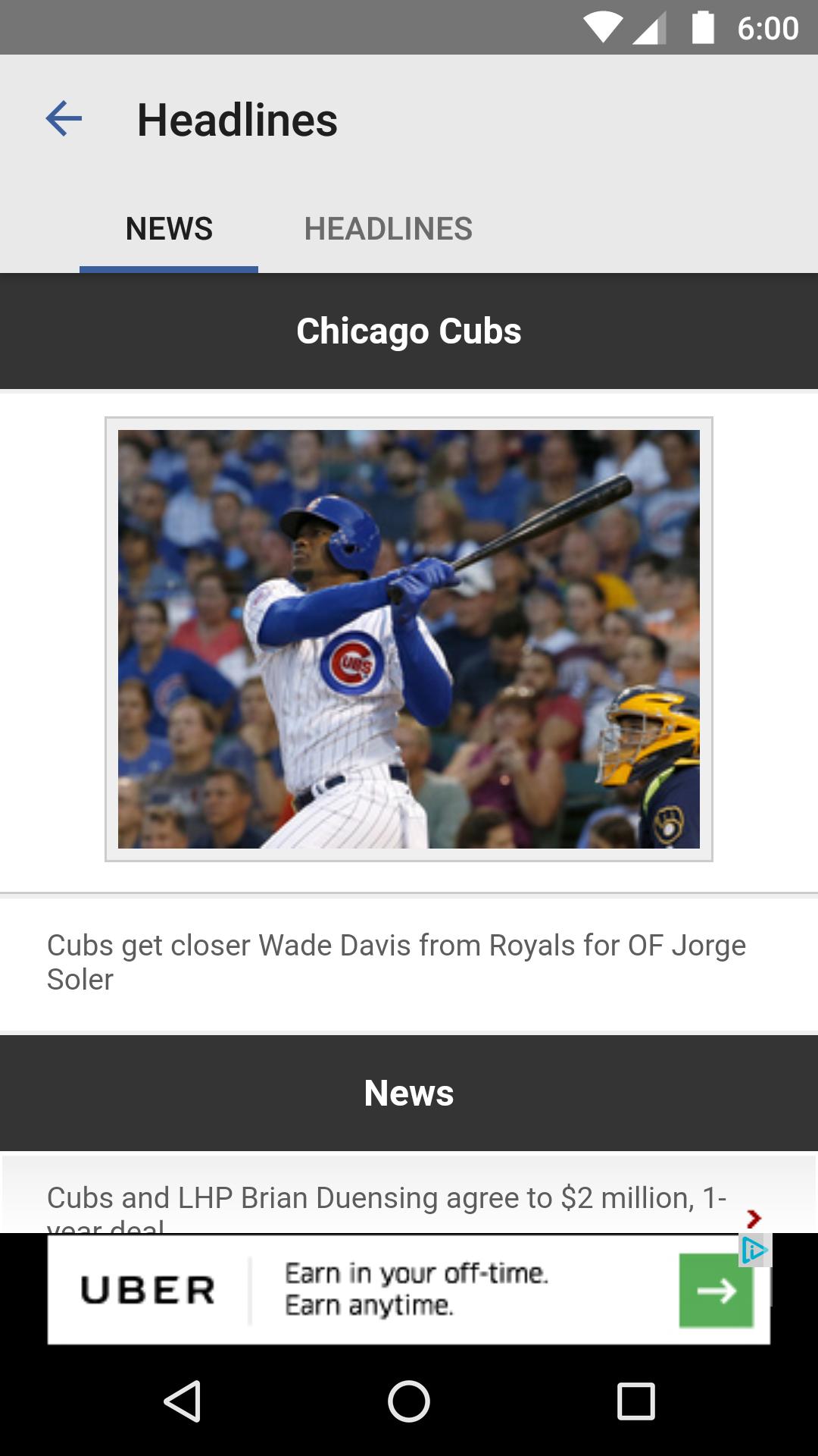 Chicago Cubbie Tracker
