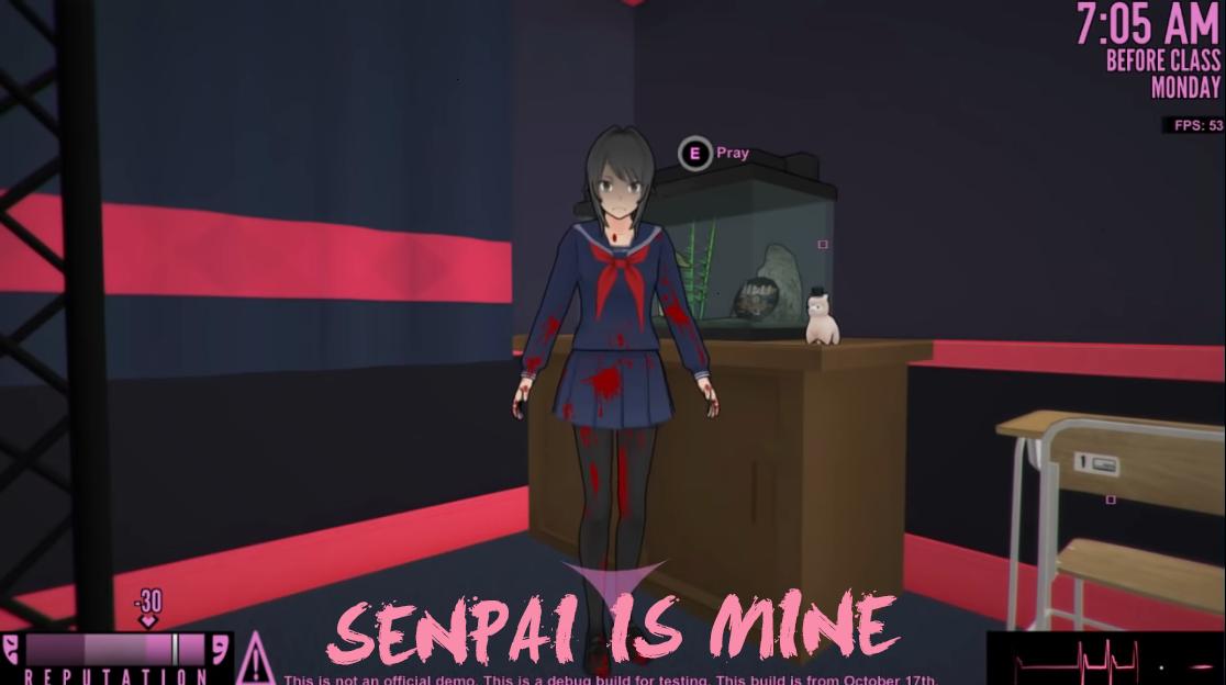 yandara schoolgirl - the yandere jumping simulator
