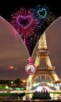 Paris Zipper Lock Screen