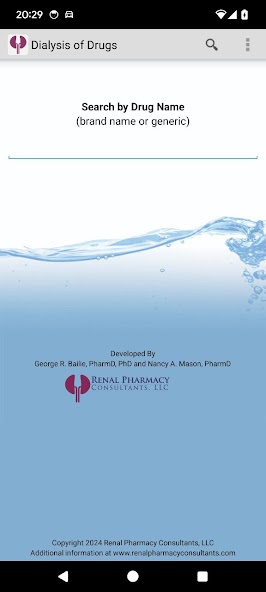 Dialysis of Drugs