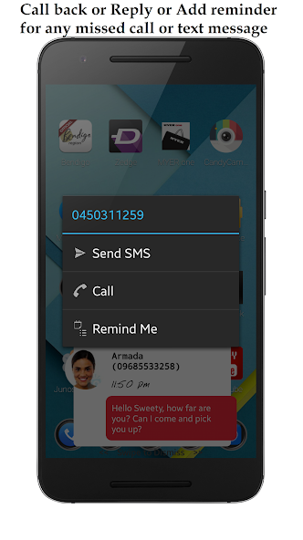 Missed Call &Text Notification