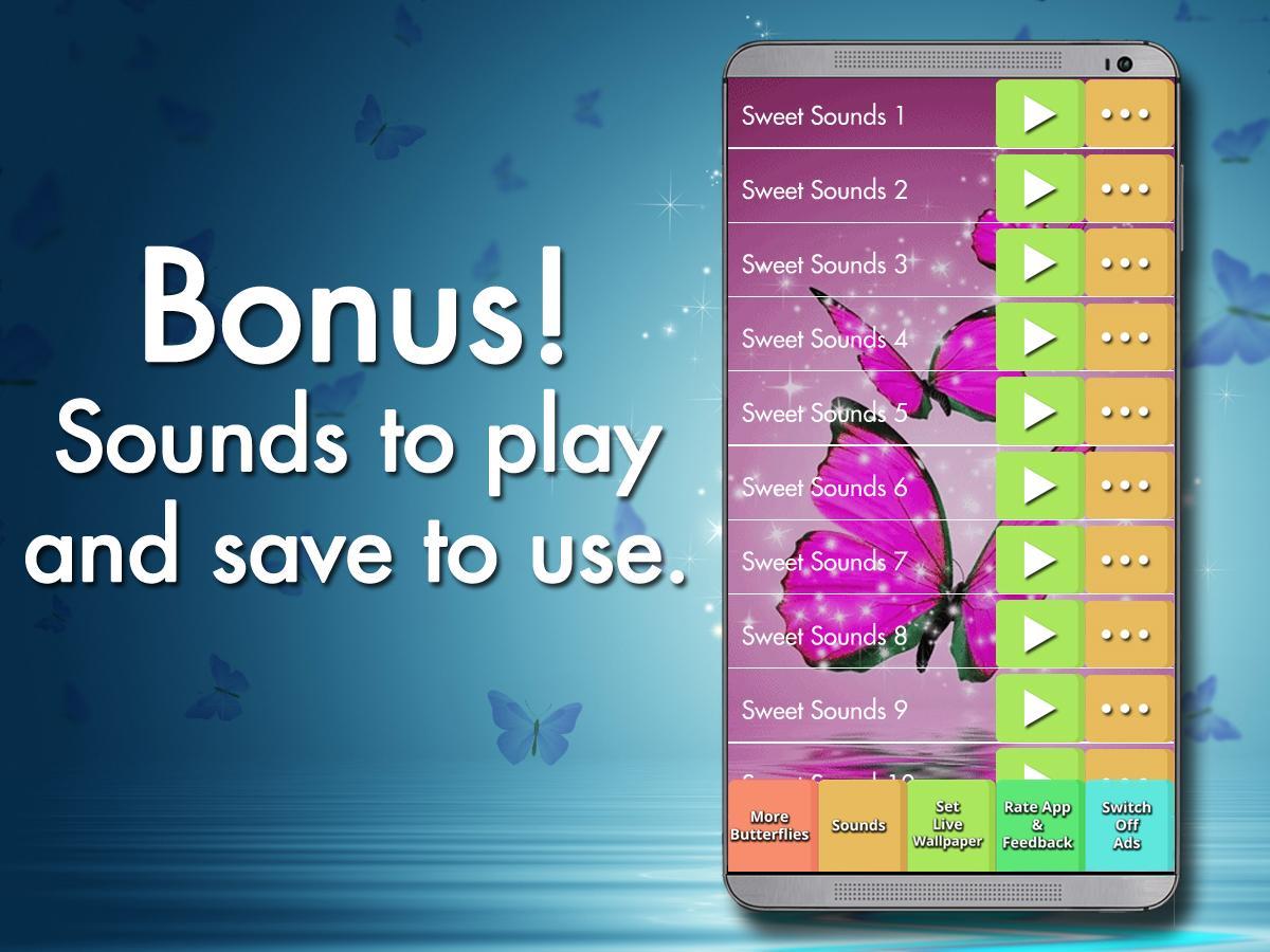 Pink Butterfly Live Wallpaper