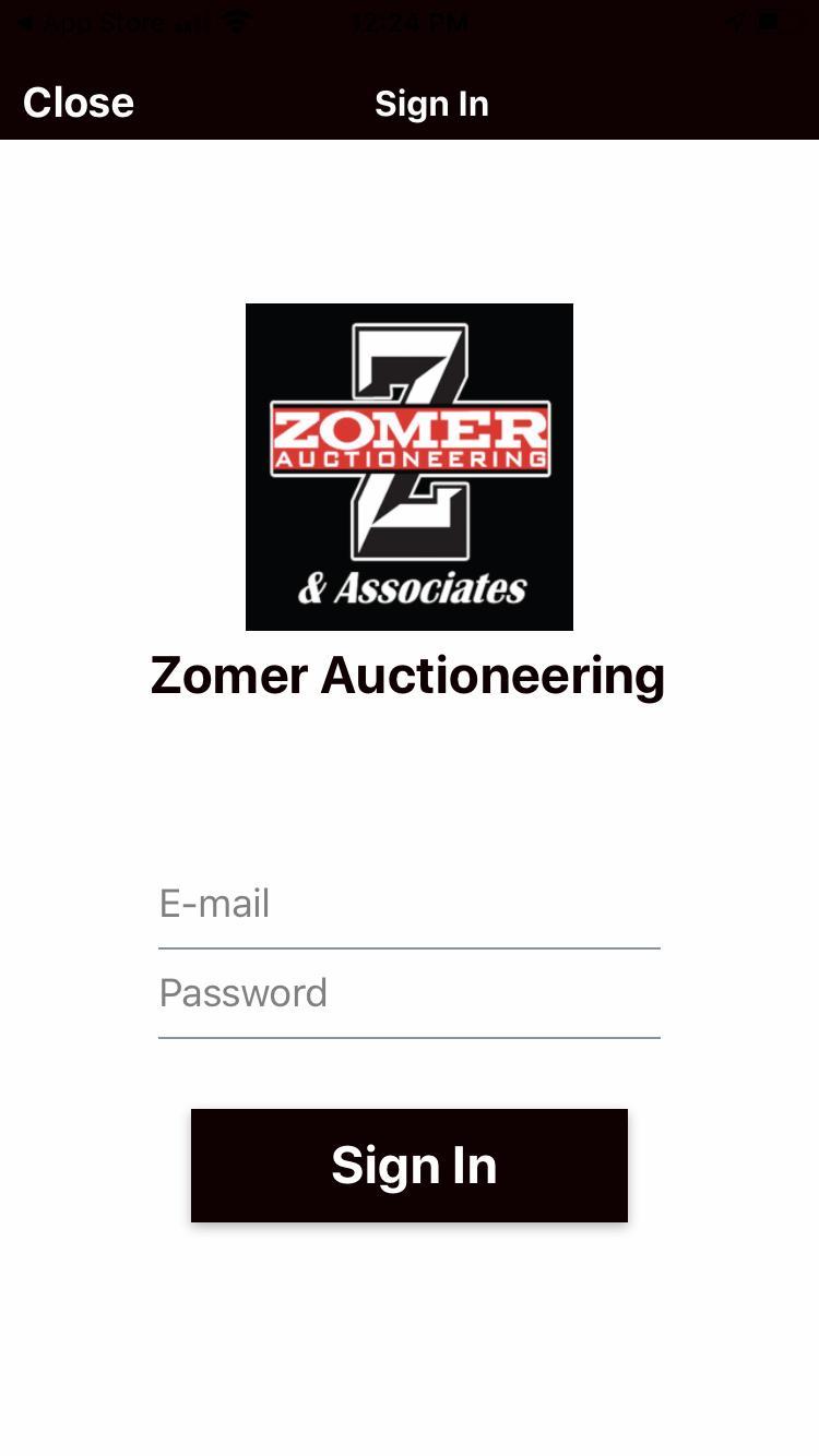 Zomer Auctioneering Live