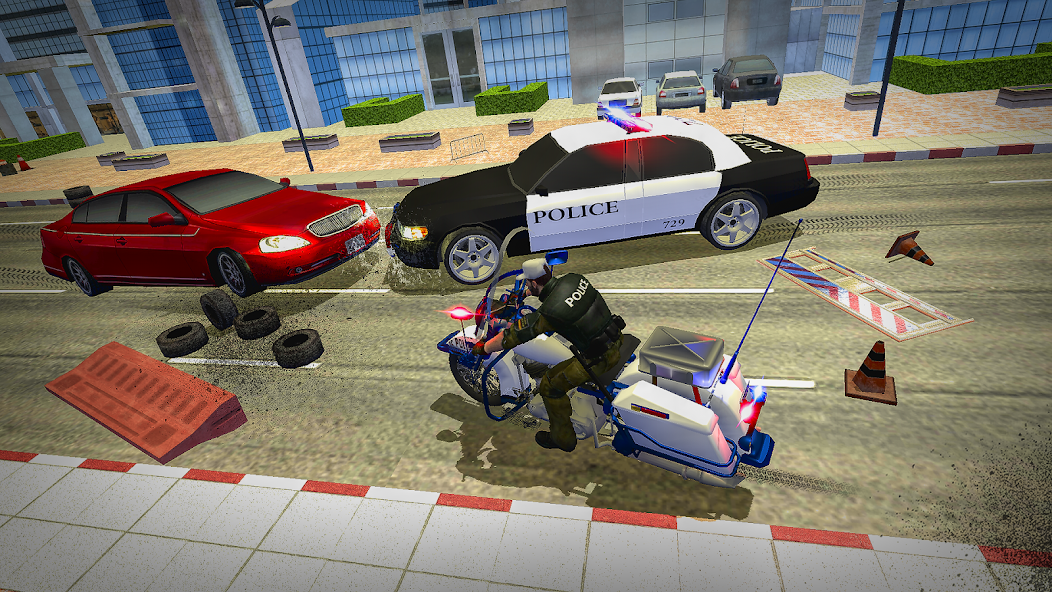 US Police Bike Chase Simulator