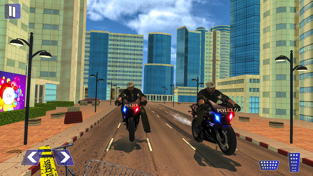 US Police Bike Chase Simulator