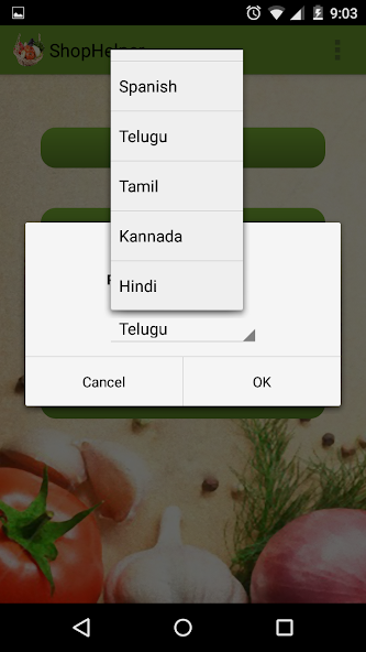 Grocery List Maker Shop Helper