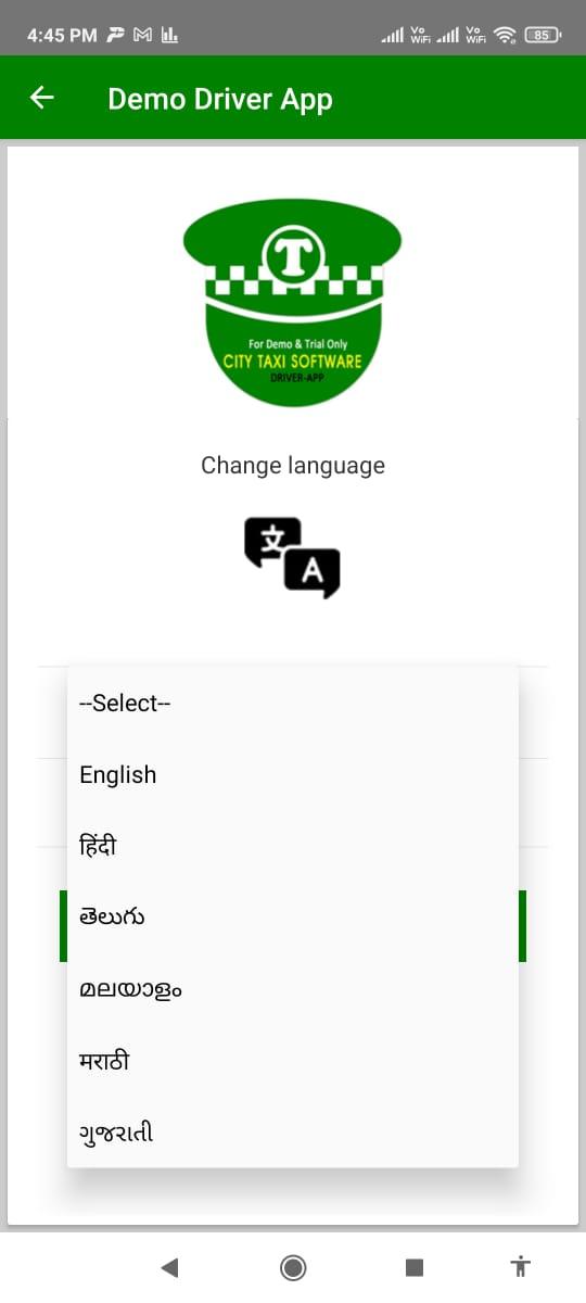 Demo Driver App