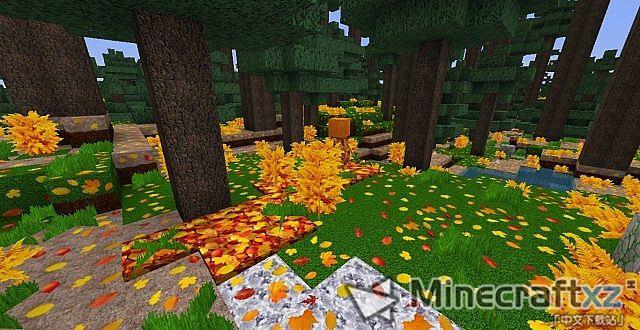 Zardas Herbst -HD -Materialpaket Zedercraft Herbst HD Ressourcenpaket