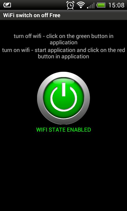 Wifi turn on, wifi turn off