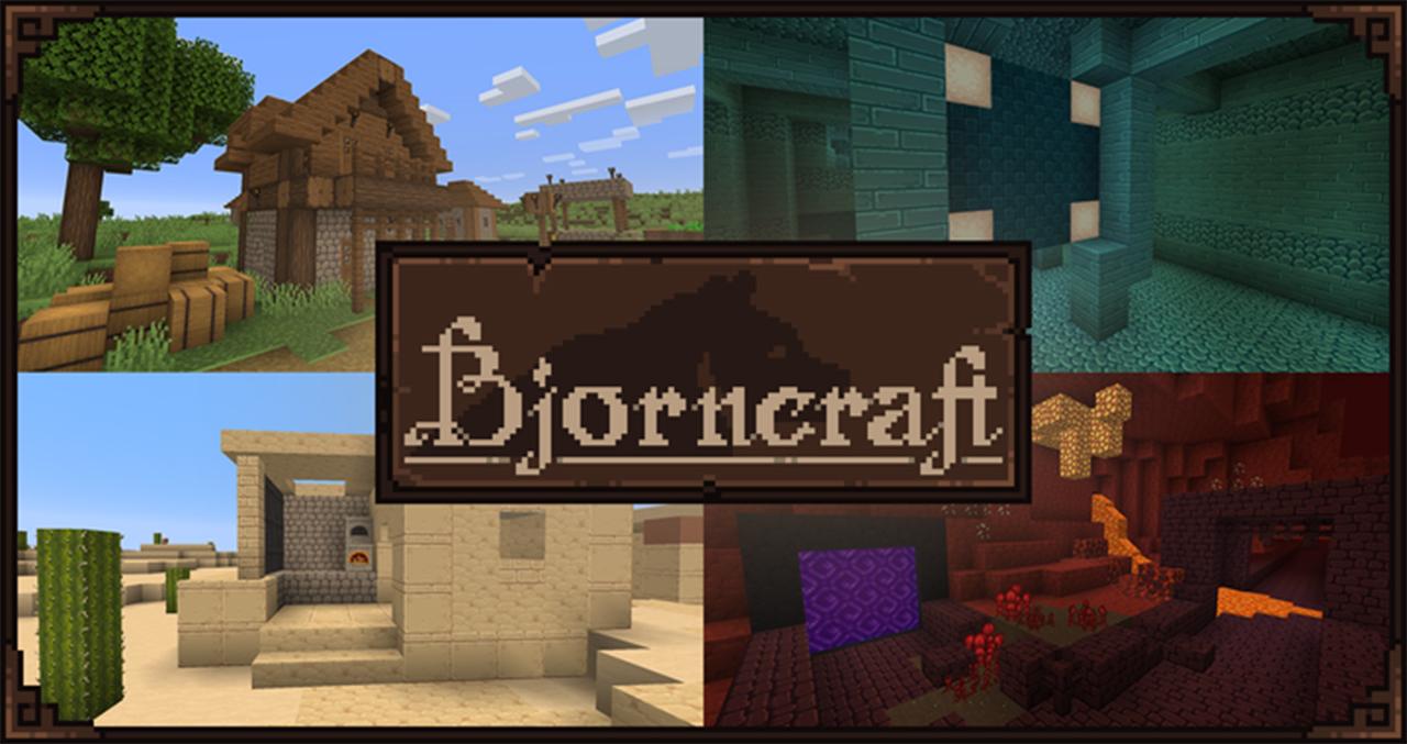 bjorncraft | Minecraft 1.15.2/1.14.4 แพ็คทรัพยากร