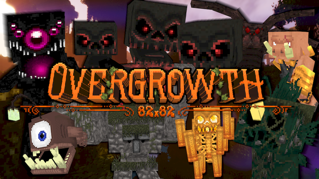 แพ็คเกจทรัพยากร Minecraft Overgrowth