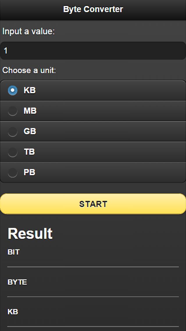 BYTE CONVERTER