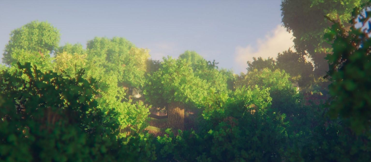Minecraft Light Chase Light와 Shadow Kappa-Shader 다중 버전