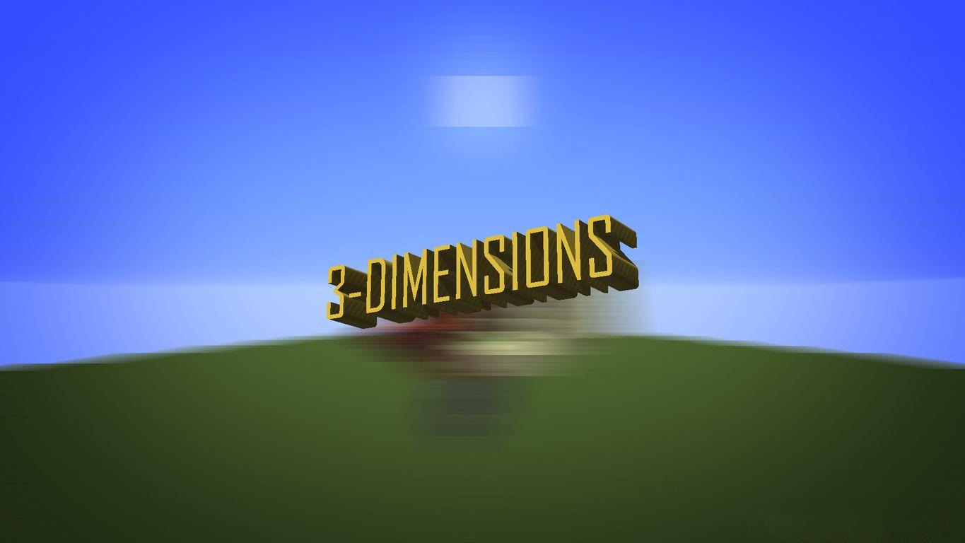 Minecraft 3D 맵 (3 차원 맵) | Minecraft 1.15.2 버전