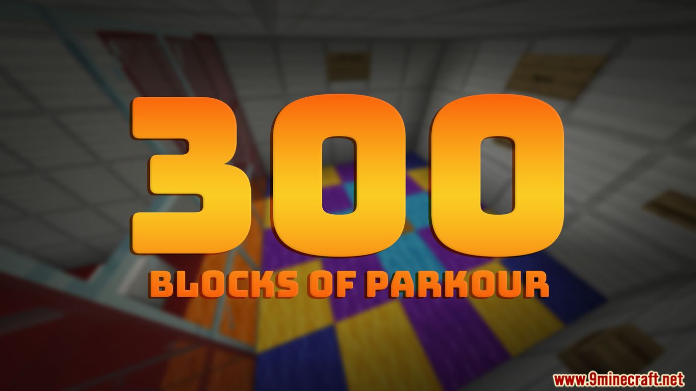 300ブロックのParkour Map |