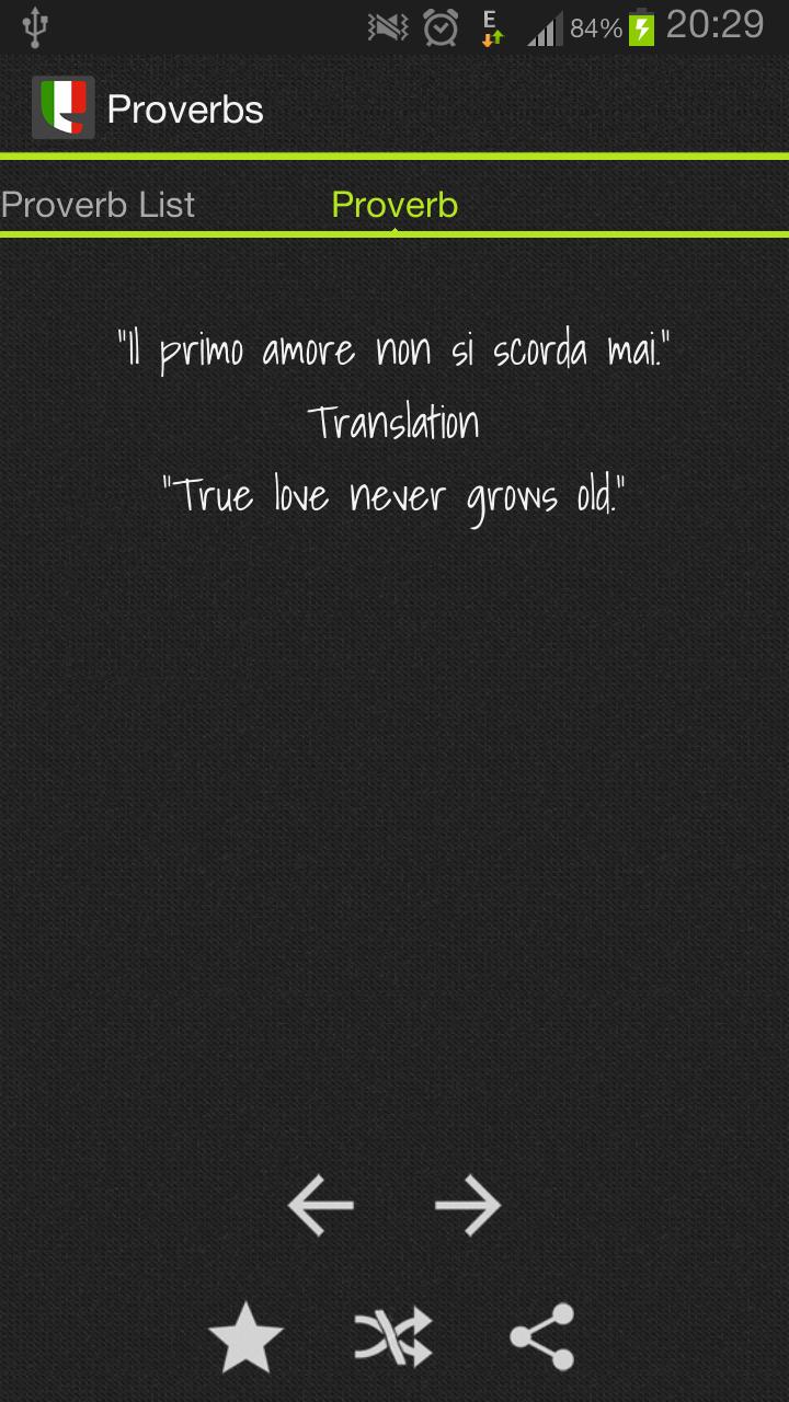 Italian Proverbs