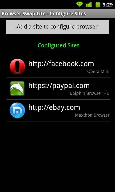 Browser Swap Lite