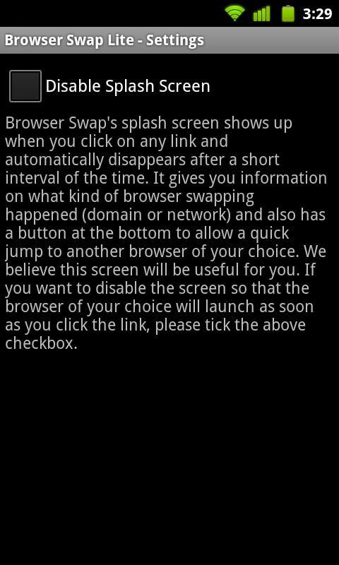 Browser Swap Lite