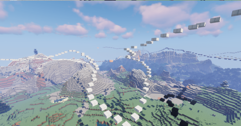 Minecraft Pixel Parkour Map การผ่อนคลาย Pixel Parkour แผนที่
