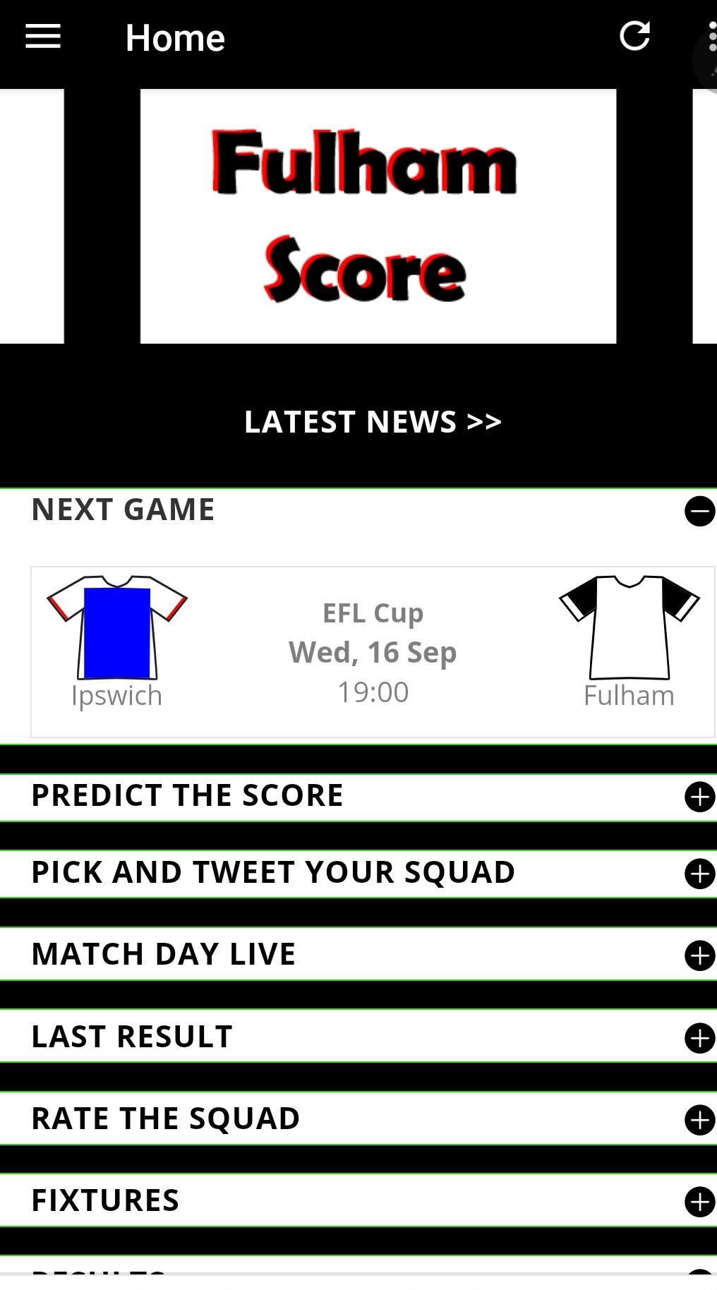 The Fulham Score