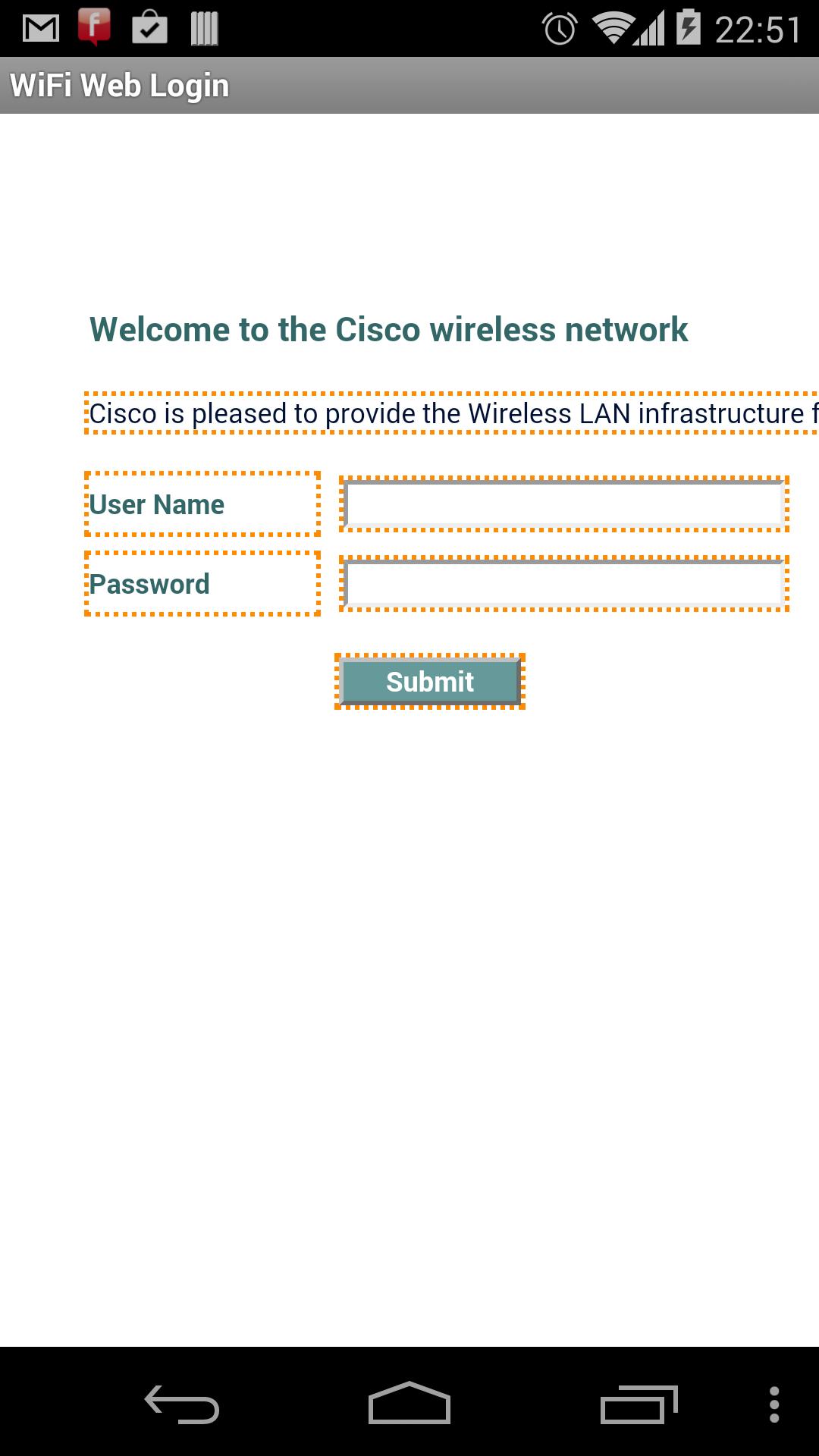 WiFi Web Login