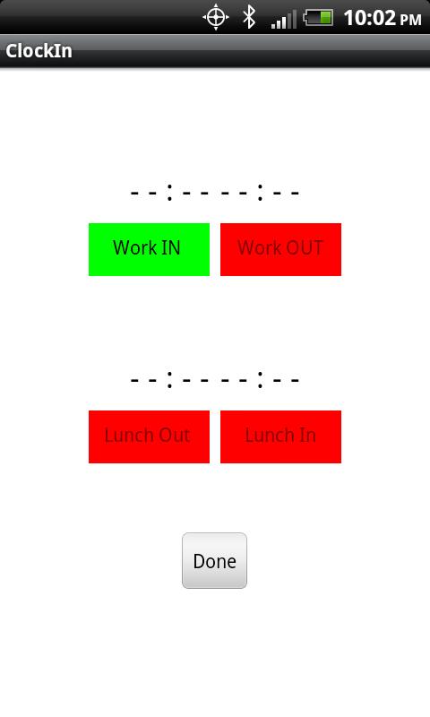 Time Clock for Work