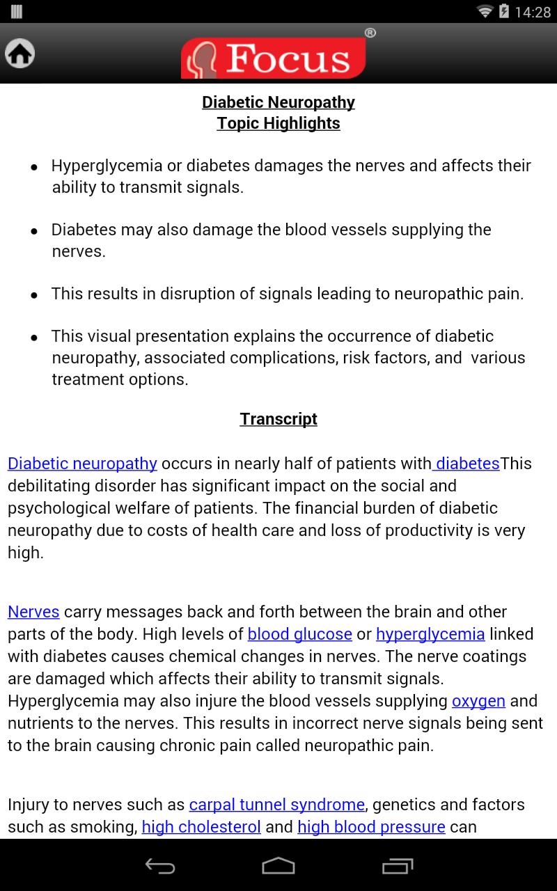 Diabetic Neuropathy
