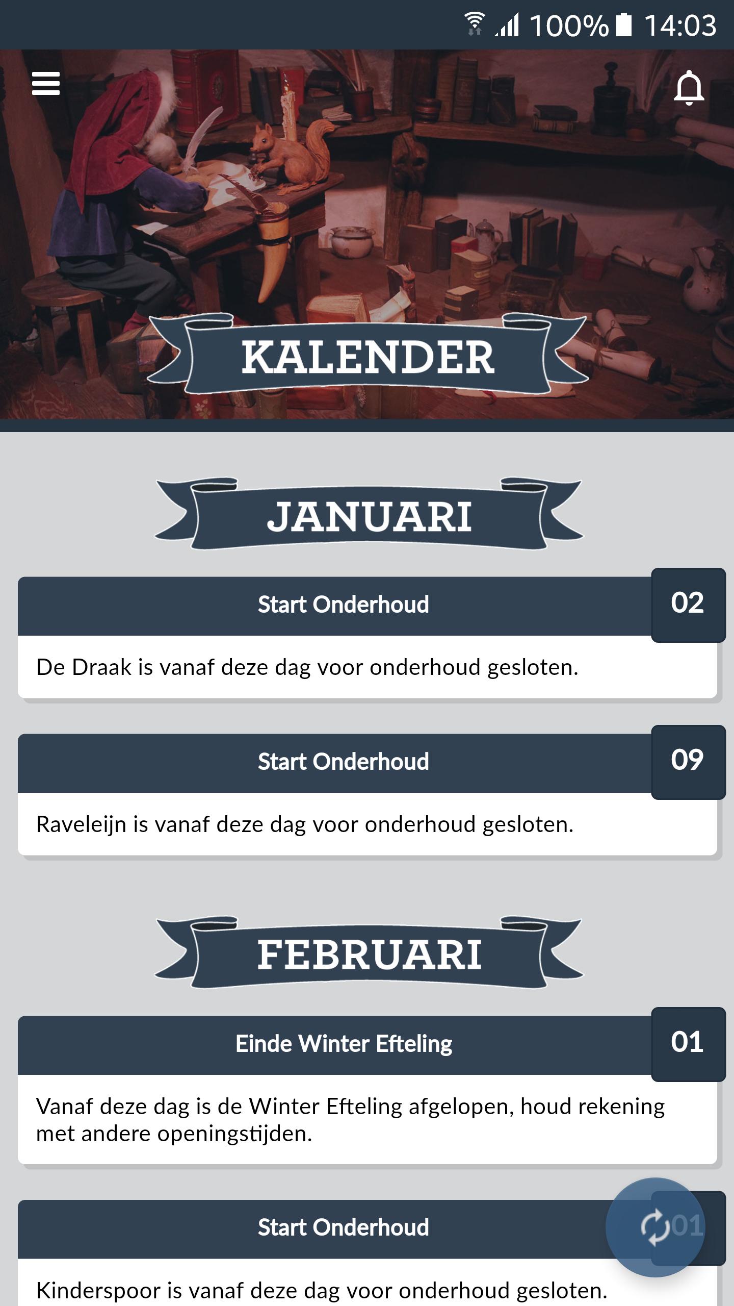EftelTijden