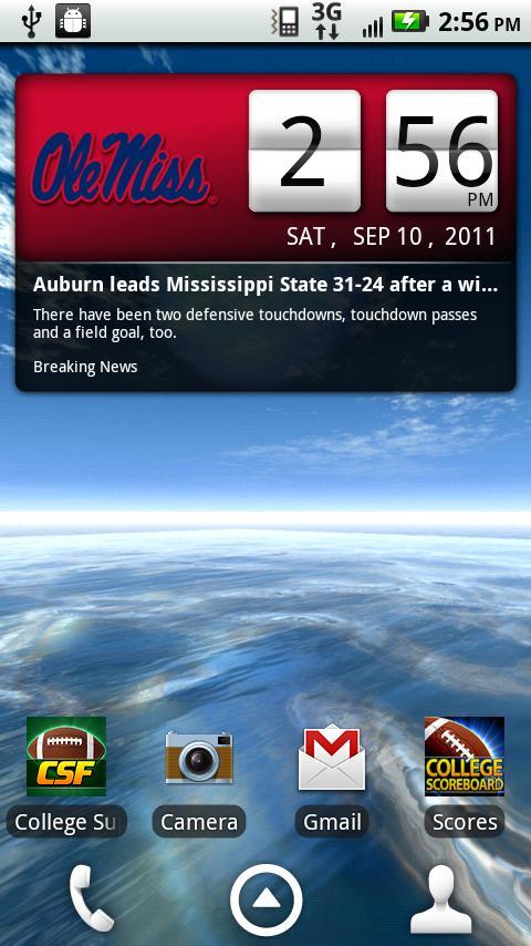 Ole Miss Rebels Live Clock