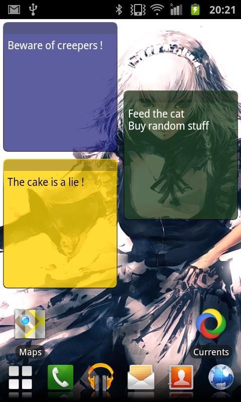 Memento Widget