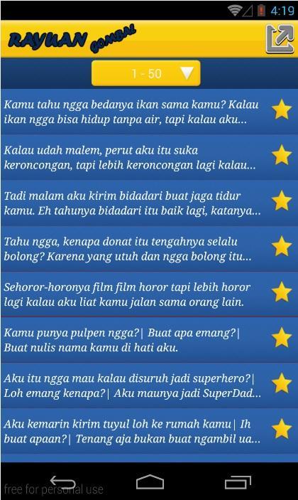 Rayuan Cinta Gombal