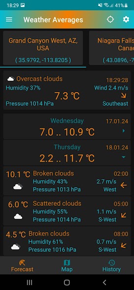 Weather Averages