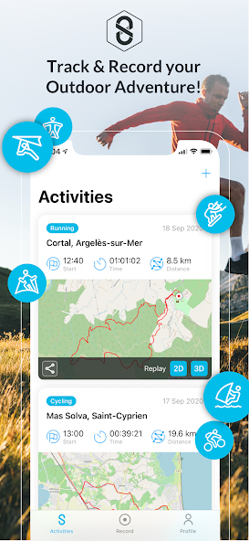 SportsTrackLive 3D Outdoor Map