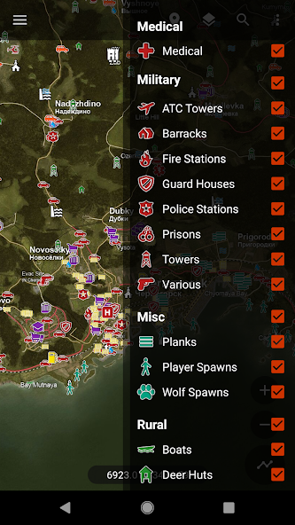 Central - Map & Guide for DayZ