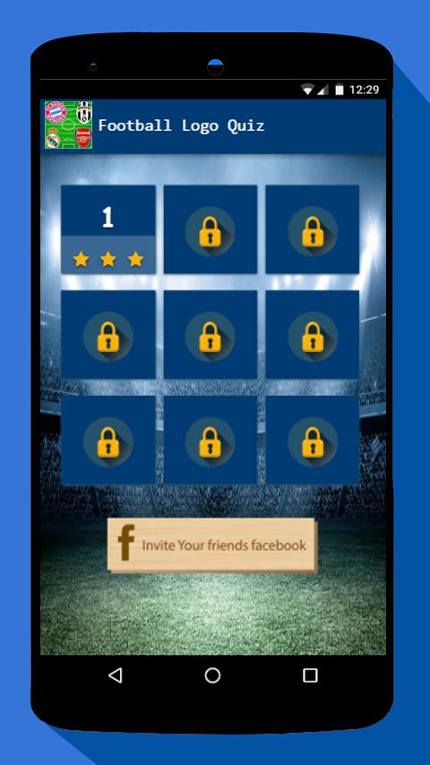 Quiz logo football
