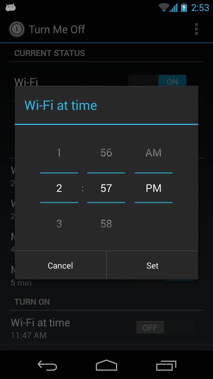 Turn Me Off