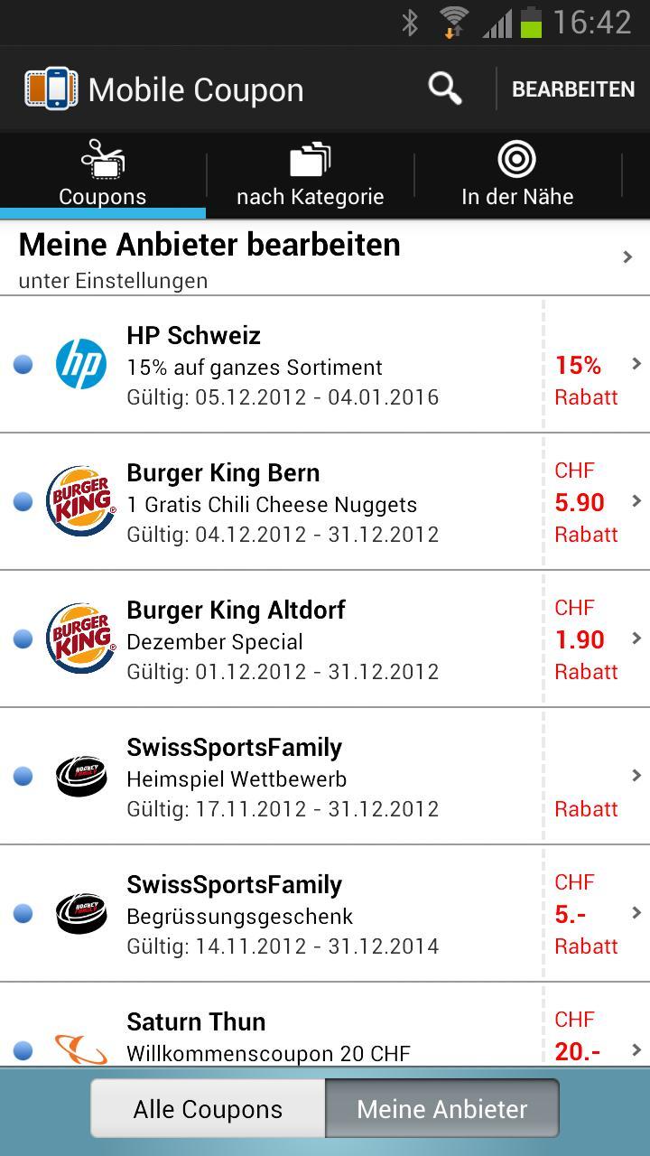 Mobile Coupon