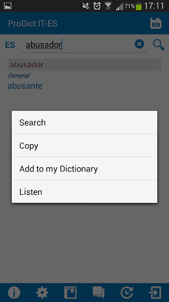 Italian - Spanish dictionary