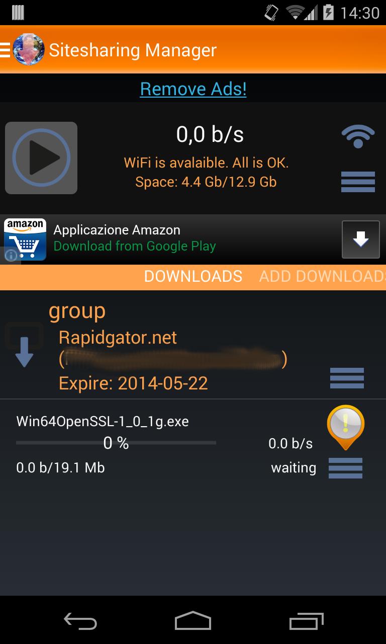 Sitesharing Manager
