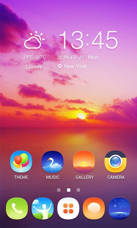 Horizon GO Launcher Theme