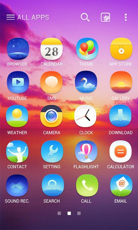 Horizon GO Launcher Theme