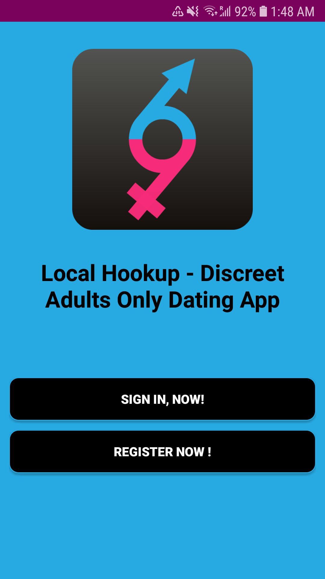 Local Hookup - Discreet Adults Only Dating App