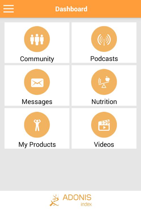 Adonis Index Mobile