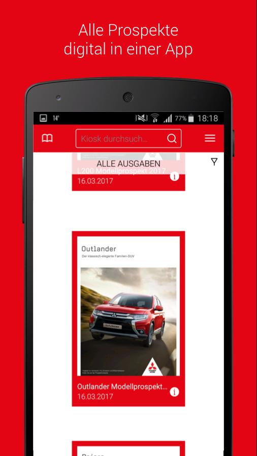 Mitsubishi Motors Prospekte