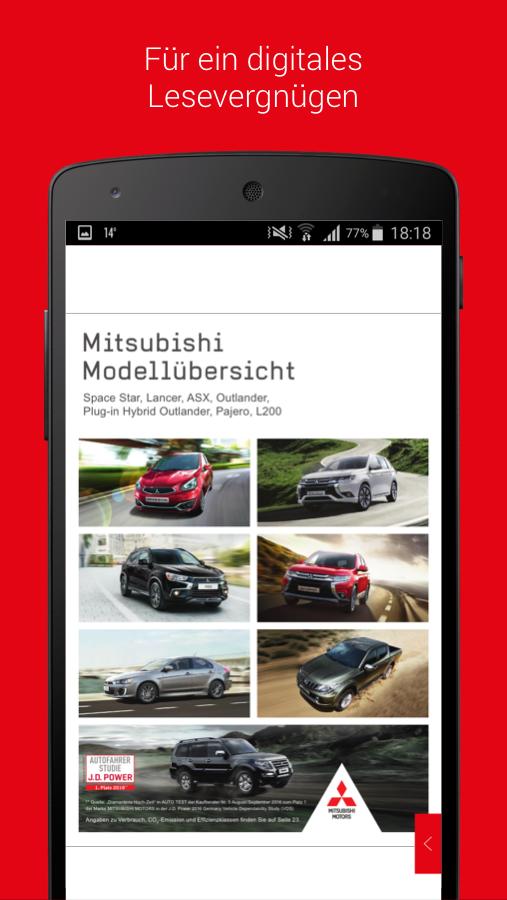 Mitsubishi Motors Prospekte