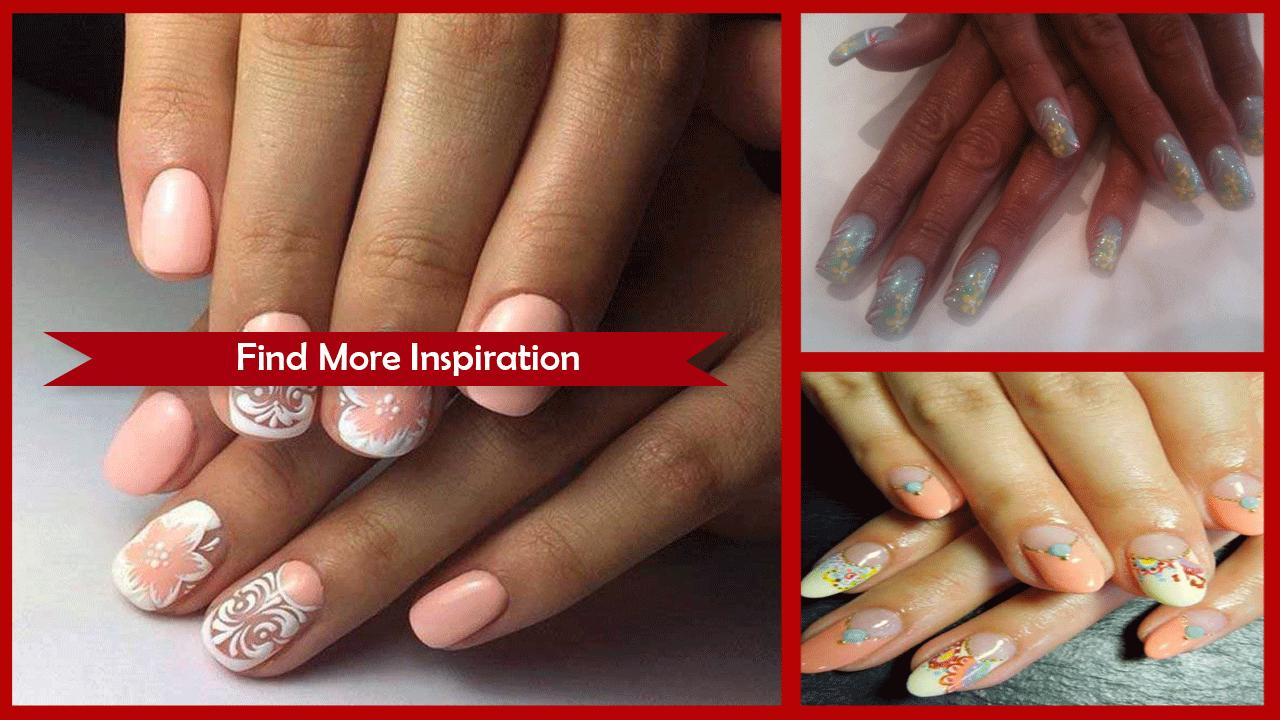 500+ Flower Nail Art Designs Step By Step