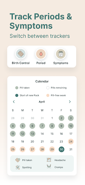 Ease: Birth Control Reminder